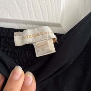 Monteau Black Midi Dress